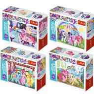 Én kicsi pónim: Boldog pónik 20db-os mini maxi puzzle 4 féle - Trefl