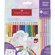 Faber-Castell: 24db-os GRIP színesceruza szett 6db pasztell színnel