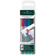 Faber-Castell: Multimark fóliafilc szett M – 4 db