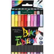 Faber-Castell: Black Edition 20db-os színes filctoll szett