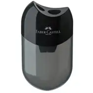 Faber-Castell: Dupla tartós műanyag hegyező fekete