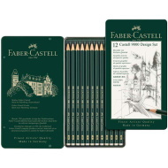 Faber-Castell: 9000 Design grafitceruza szett fém dobozban 12db-os