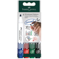 Faber-Castell: Színes 4db-os táblafilc szett