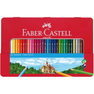 Faber-Castell: Színes ceruza szett fém dobozban 36db-os