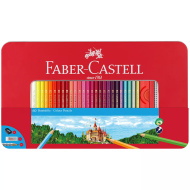Faber-Castell: Színes ceruza szett fém dobozban 60db-os