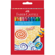 Faber-Castell: Twist zsírkréta szett 12db-os