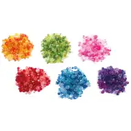 PlayBox: Fazettált műanyag színes fűzhető prémium gyöngy szett 6x50g