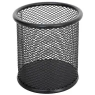 Spirit: Fekete fém ceruzatartó 9x10cm