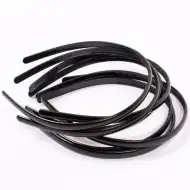 Fekete hajpánt 10db-os szett 8mm