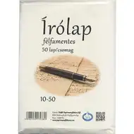 Félfamentes borítékos írólap 50db 10-50