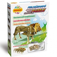 Felhúzható Oroszlán 3D puzzle