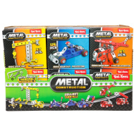 Metal Construction: Fém járműves építőjáték többféle változatban 1db