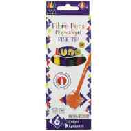 Vékony hegyű filctoll készlet 6db-os