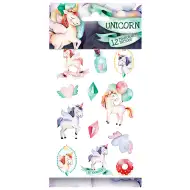 Tetoválás szett unikornis mintával