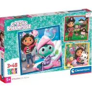 Gabi babaháza: Gabi tevékenységei 3x48db-os Supercolor puzzle - Clementoni