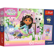 Gabi babaháza 60db-os prémium plusz kids puzzle poszterrel - Trefl