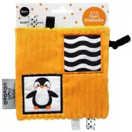 GaGaGu: kétoldalú szenzoros rongyi pingvin és mosómedve mintával