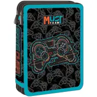 Luna: Must Team Gamer 2 szintes töltött tolltartó