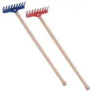 Fém gereblye fa nyéllel 60cm-es több változatban