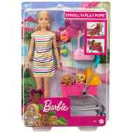 Barbie: Kutyasétáltató játékszett kiegészítőkkel - Mattel