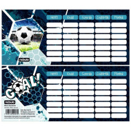 Nebulo: Goal egylapos, kétoldalas mini órarend