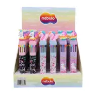 Nebulo: 10 színű golyóstoll Unikornis dizájn többféle 1db