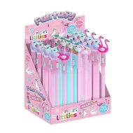 Unikornis/Flamingós golyóstoll LED-el