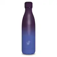 Kék-lila duplafalú fémkulacs 500ml