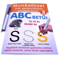 ABC betűi gyakorló munkafüzet - D-Toys