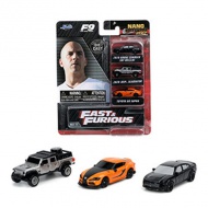 Nano Hollywood Rides: Halálos iramban fém kisautó szett 3db-os - Simba Toys