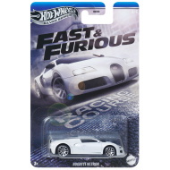Hot Wheels: Halálos iramban Bugatti Veyron fehér kisautó 1/64 - Mattel