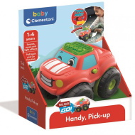 Handy, hátrahúzós baby pick-up autó hanggal és fénnyel - Clementoni