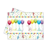 Happy Birthday műanyag asztalterítő 120x180cm-es