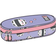 St.Right Happy Panda panda macis ovális tolltartó PC01 23x9,5x6cm