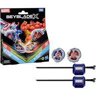 Beyblade X Marvel Collab Captain America vs Red Hulk pörgettyű szett – Hasbro