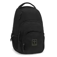 Ars Una: Cordura Black AU-2 iskolatáska, hátizsák 32x46x22cm