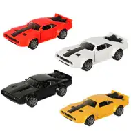 Hátrahúzós '71 Plymouth Road Runner kisautó fénnyel és hanggal 1/32 többféle változatban