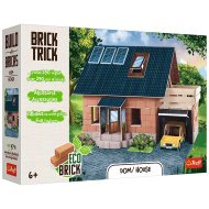 Brick Trick téglából építünk: Házikó garázzsal 290 darabos építőjáték - Trefl