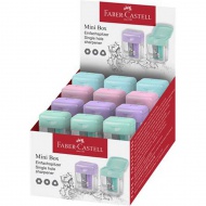 Faber-Castell: Műanyag tartályos hegyező pasztell színekben 1db