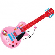 Hello Kitty elektromos gitár fejmikrofonnal
