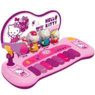 Hello Kitty szintetizátor figurákkal és mikrofonnal