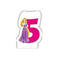 Disney Hercegnő számgyertya 5-ös