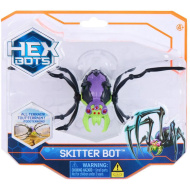 Hex Bots: Skitter Bot interaktív robotpók – zöld-lila - Spin Master