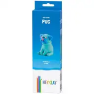 Hey Clay: Pihe-puha Mops kutyus gyurmaszett