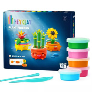 Hey Clay: Növénybarátok kreatív gyurmaszett – 15 db-os szett