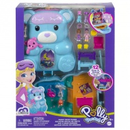 Polly Pocket: Teddy maci táska kiegészítőkkel játékszett