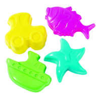 Homokozó formák 4db - D-Toys