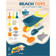 Homokozó szett talicskával 4db-os szett