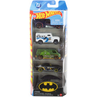 Hot Wheels: DC Batman 5db-os kisautó szett 1/64 – Mattel