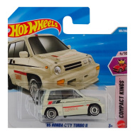 Hot Wheels: '85 Honda City Turbo II fehér kisautó 1/64 - Mattel